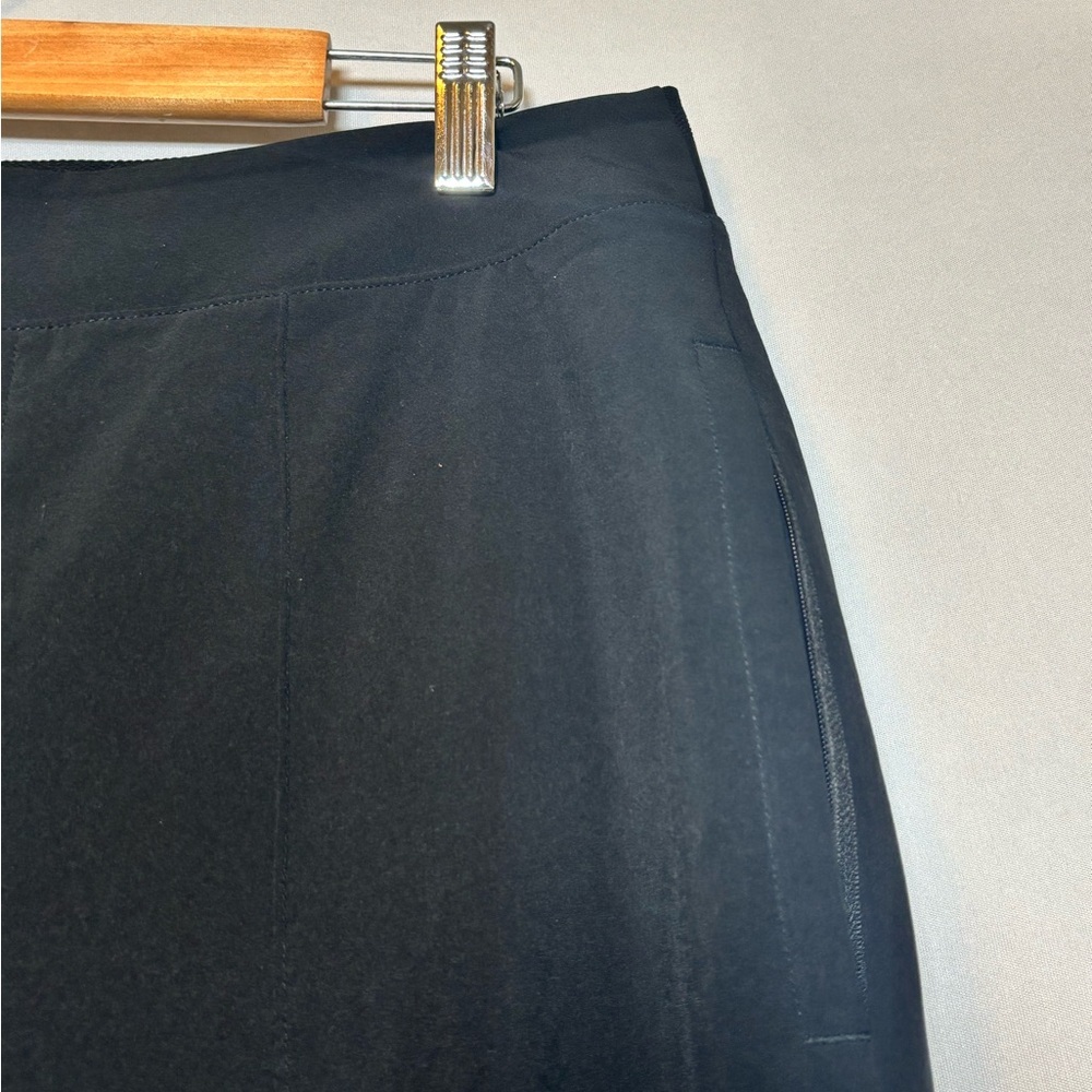Athleta Brooklyn Brooklyn Ankle Pant Womens Size 12 Black Slim Fit - Picture 6 of 6